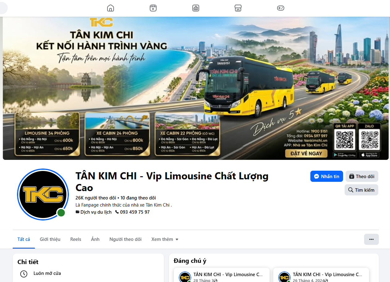 CẢNH BÁO LỪA ĐẢO – Chỉ Đặt Vé Qua Kênh Chính Thức Của Tân Kim Chi
